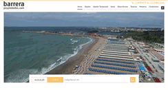 Desktop Screenshot of barrerapropiedades.com