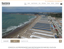 Tablet Screenshot of barrerapropiedades.com